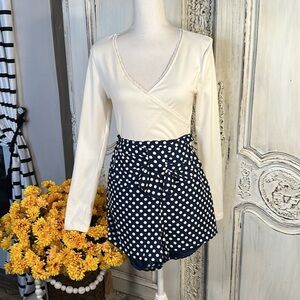 Curated 2Piece Minnie Mouse Bundle with Wrap Top and Disney Polkadot Shorts